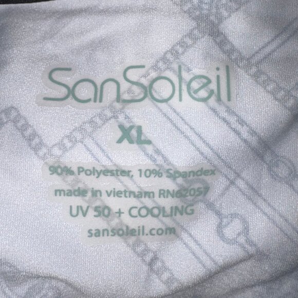 San Soleil Quarter Zip Golf Top Size XL Equestrian - Picture 6 of 10